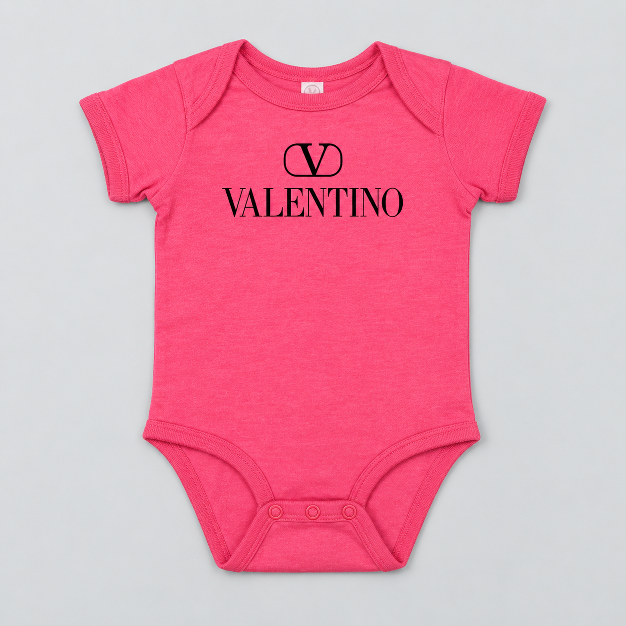 Valentino Baby Romper Onesie | Color: Pink | View 1