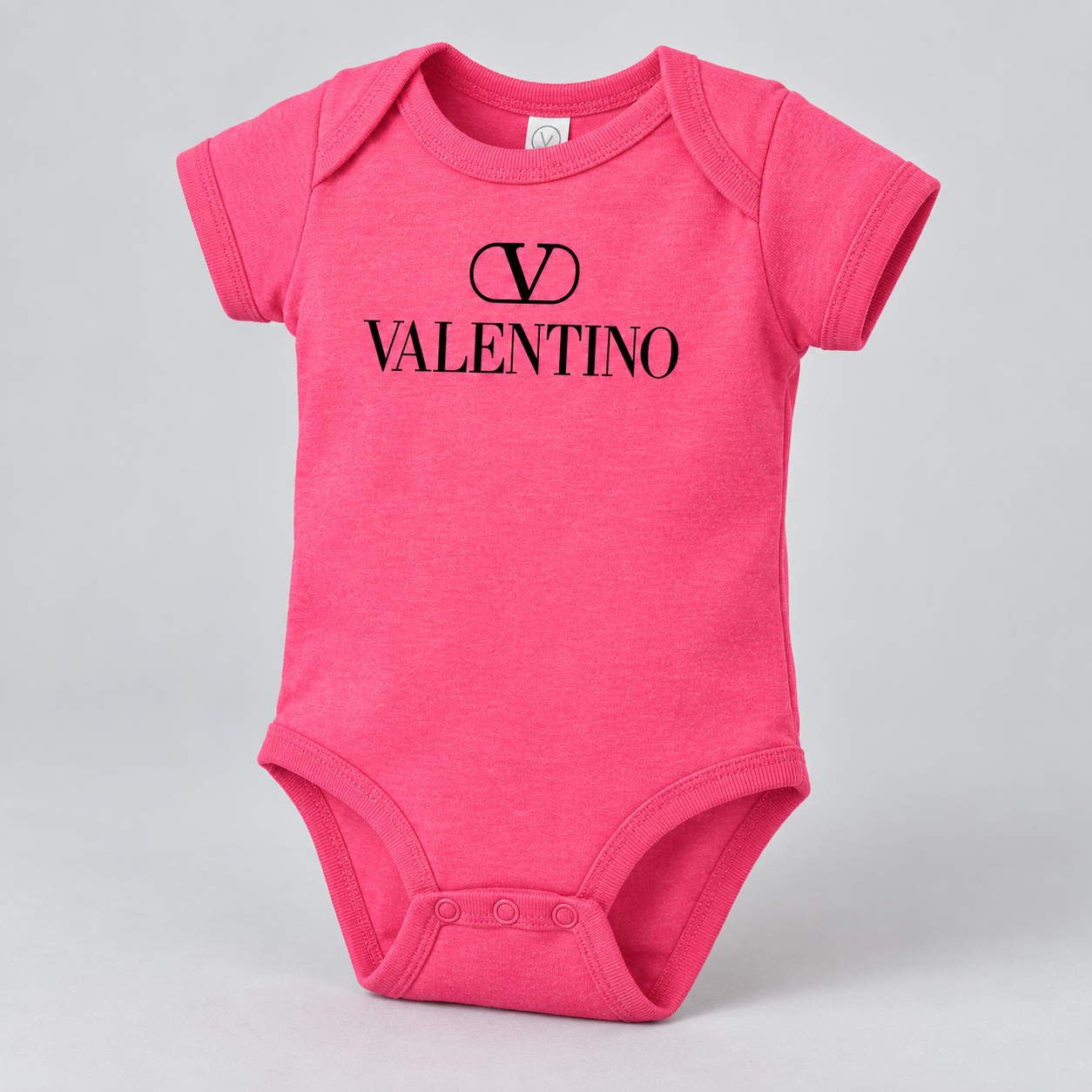 Valentino Baby Romper Onesie | Color: Pink | View 2