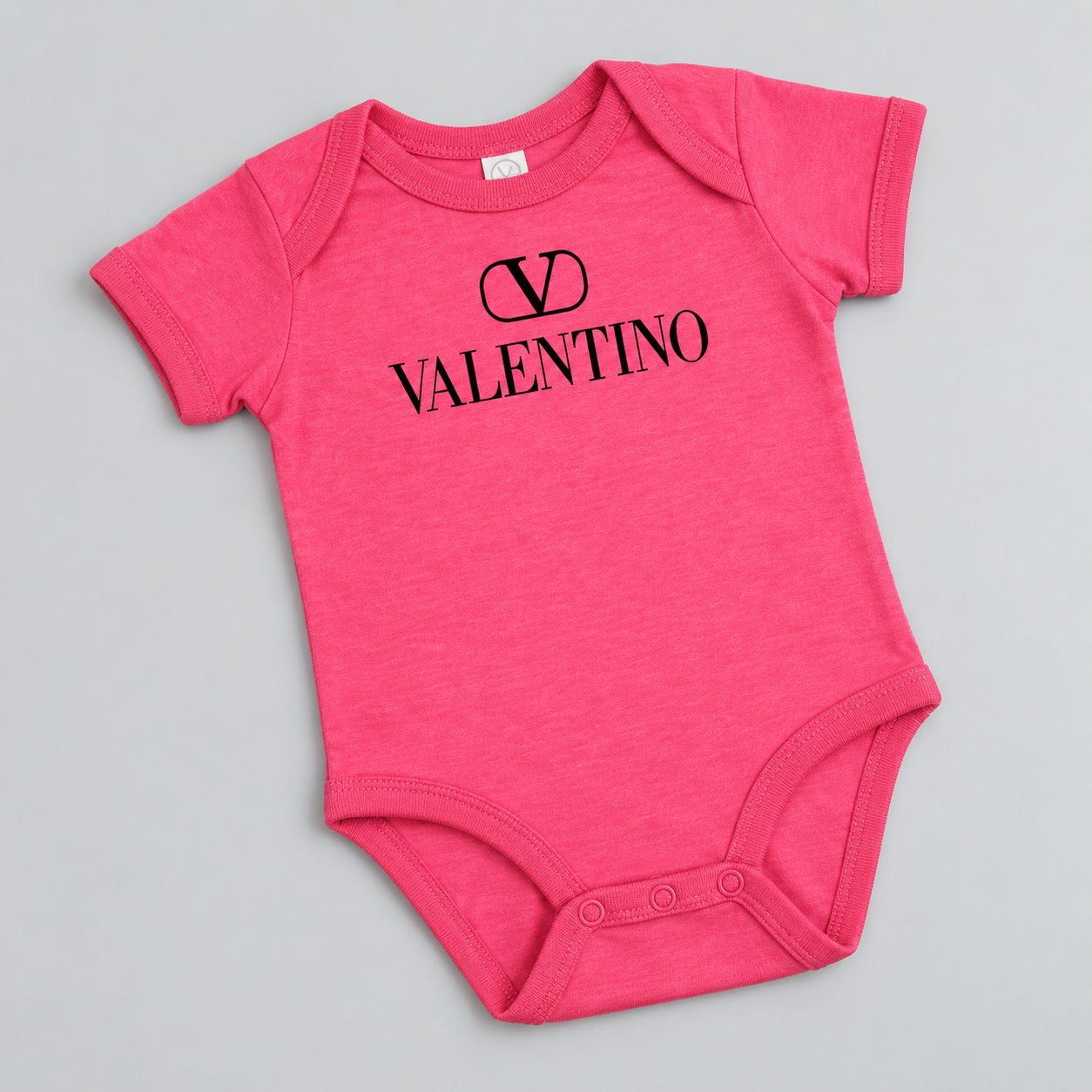 Valentino Baby Romper Onesie | Color: Pink | View 3