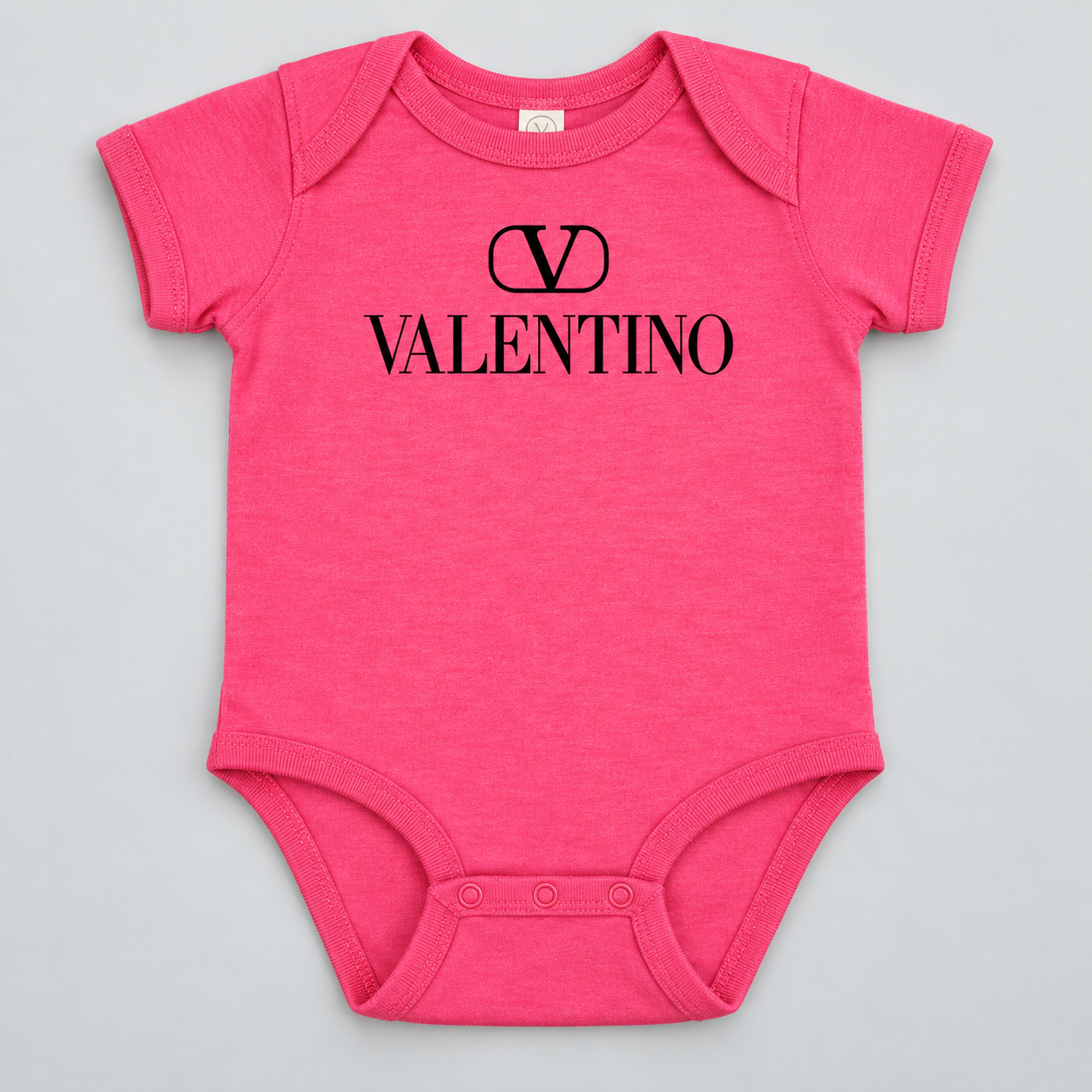 Valentino Baby Romper Onesie | Color: Pink | View 4