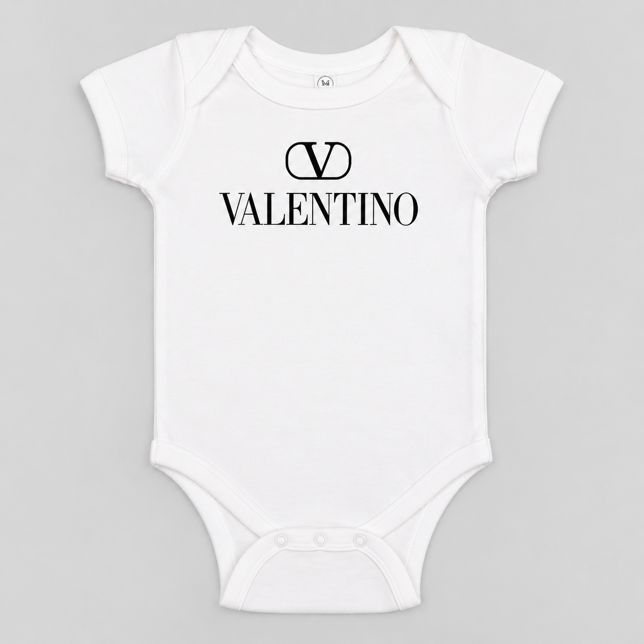 Valentino Baby Romper Onesie | Color: White | View 1
