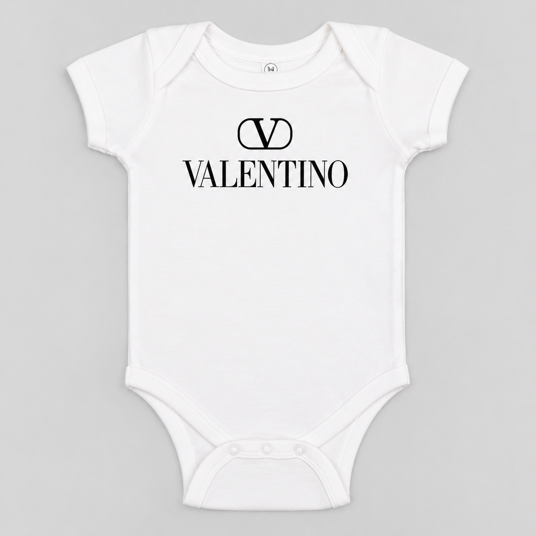Valentino Baby Romper Onesie | Color: White | View 1