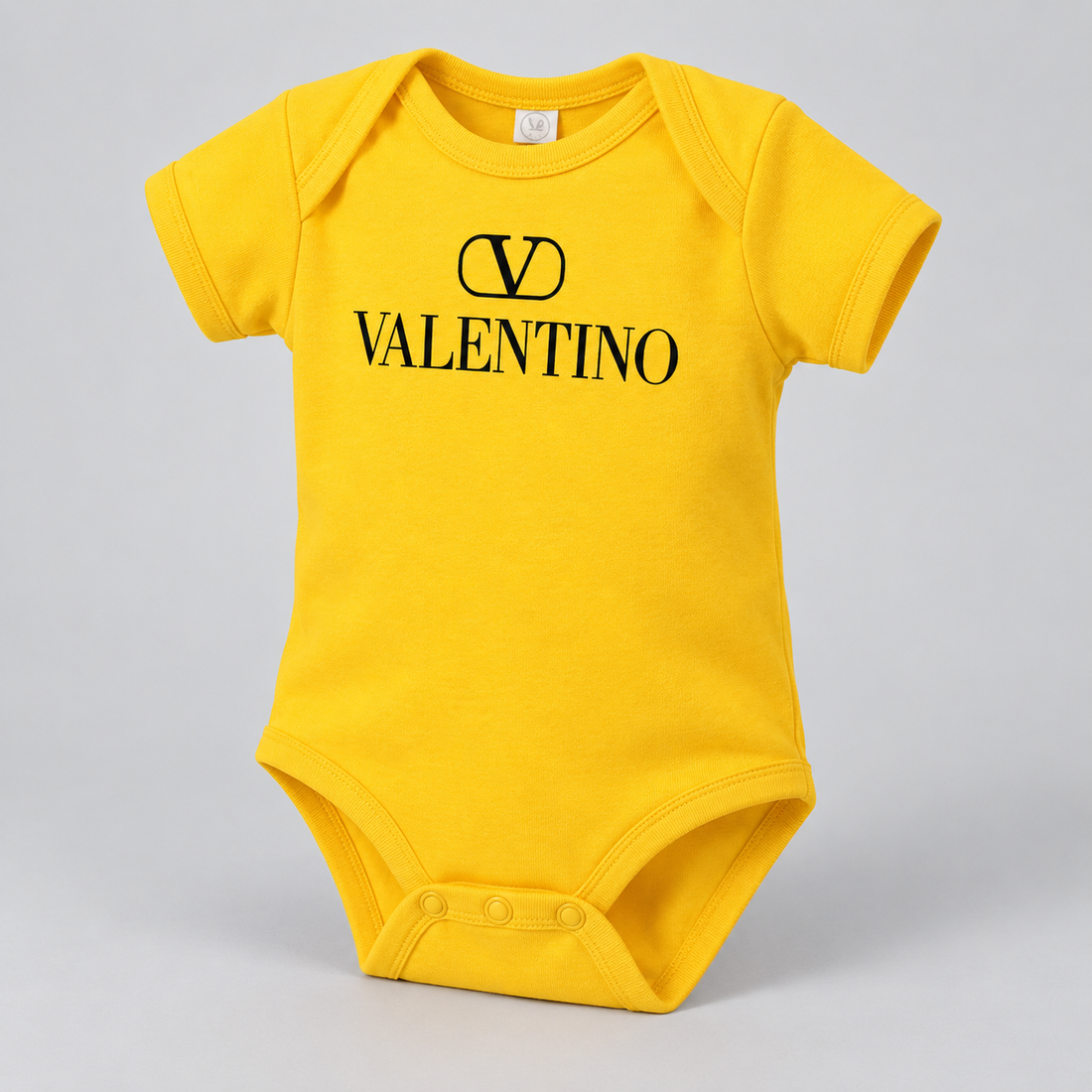Valentino Baby Romper Onesie | Color: Yellow | View 2