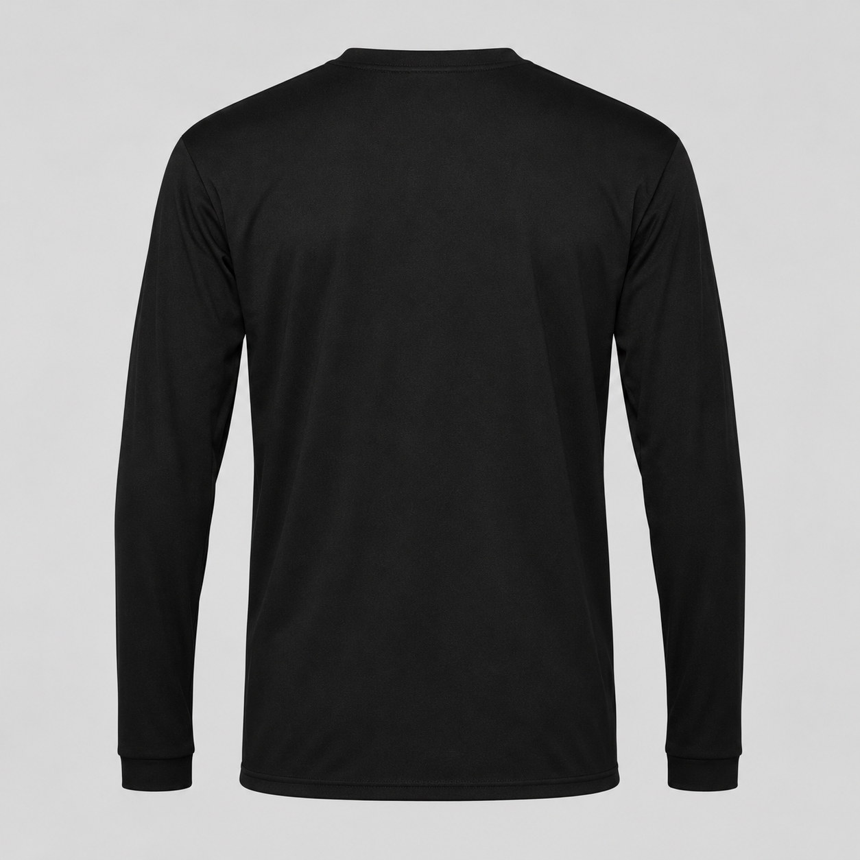 Men's Valentino Polyester Long Sleeve T-Shirt | Color: Black | View 2