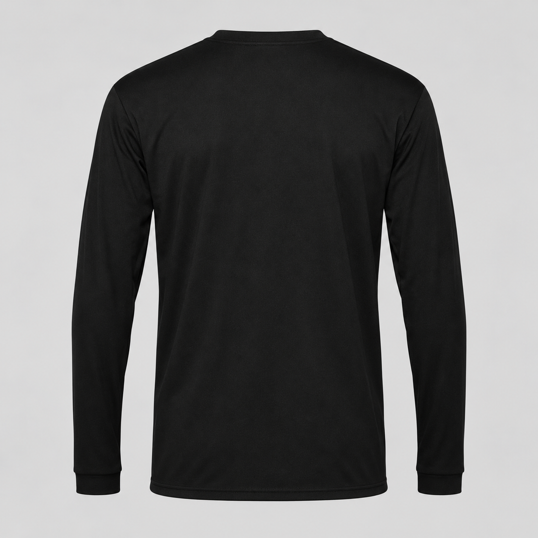 Men's Valentino Polyester Long Sleeve T-Shirt | Color: Black | View 2