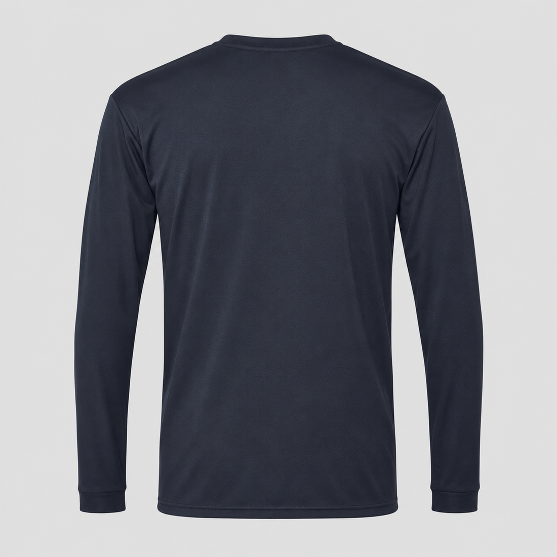 Men's Valentino Polyester Long Sleeve T-Shirt | Color: Navy | View 2
