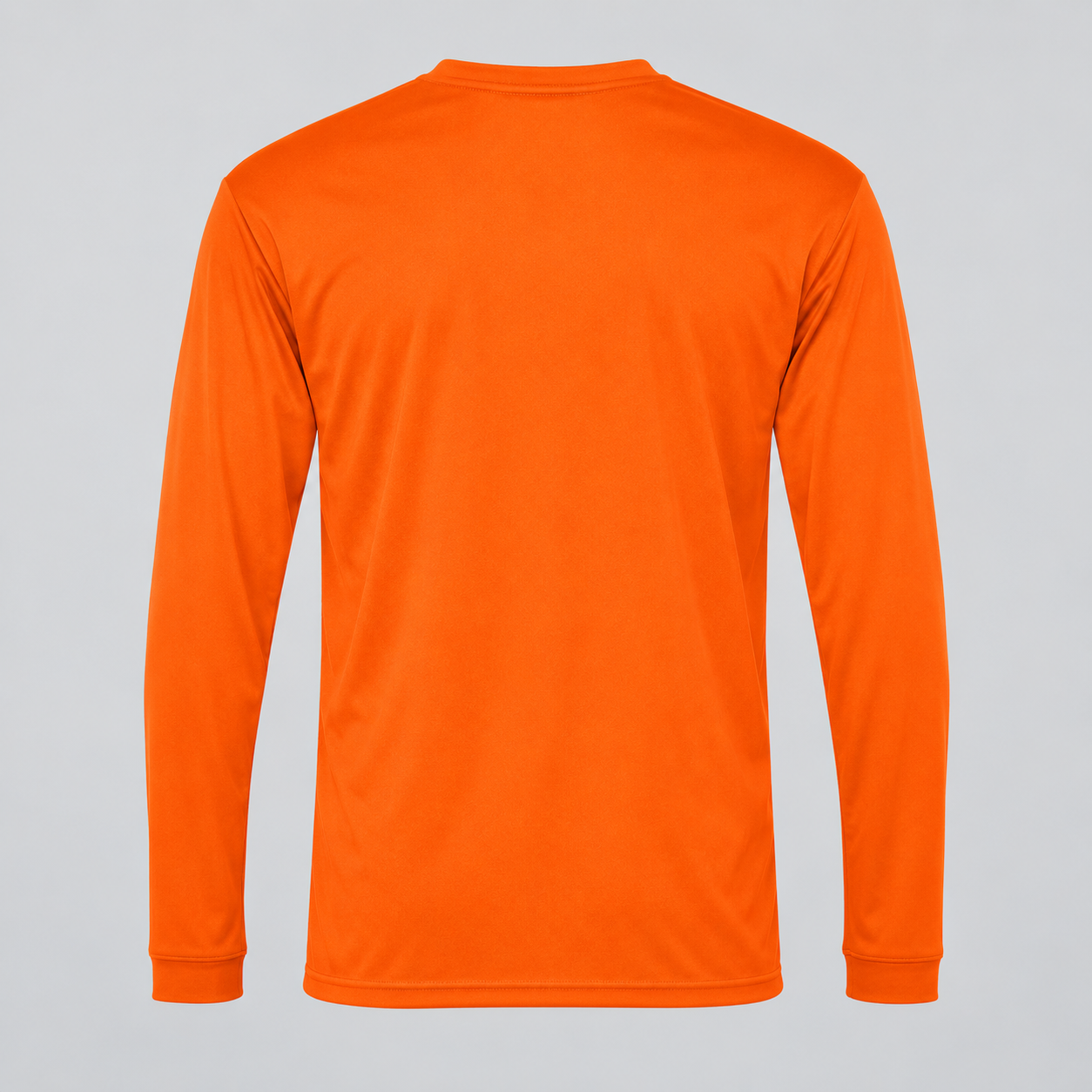 Men's Valentino Polyester Long Sleeve T-Shirt | Color: Safety Orange | View 2