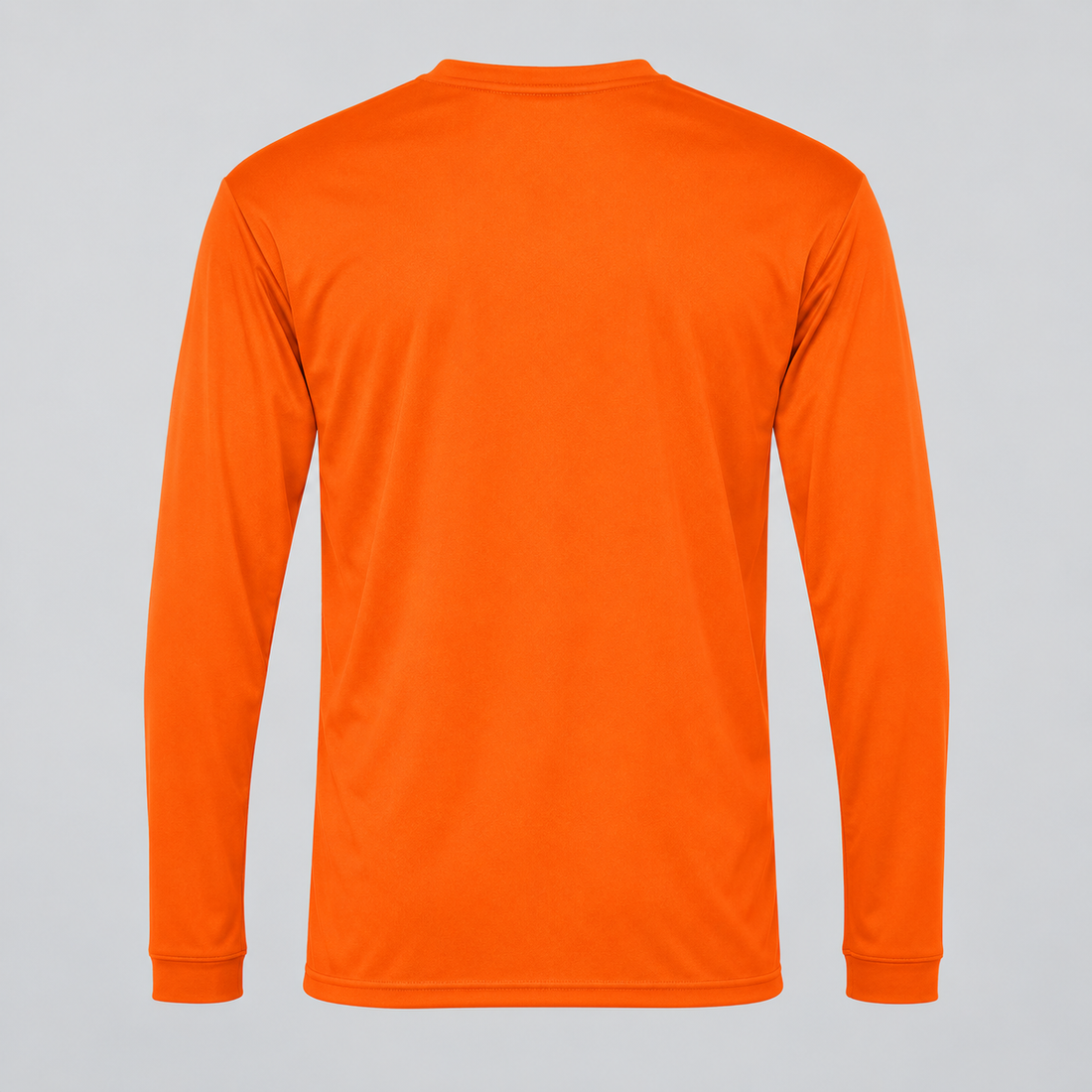 Men's Valentino Polyester Long Sleeve T-Shirt | Color: Safety Orange | View 2