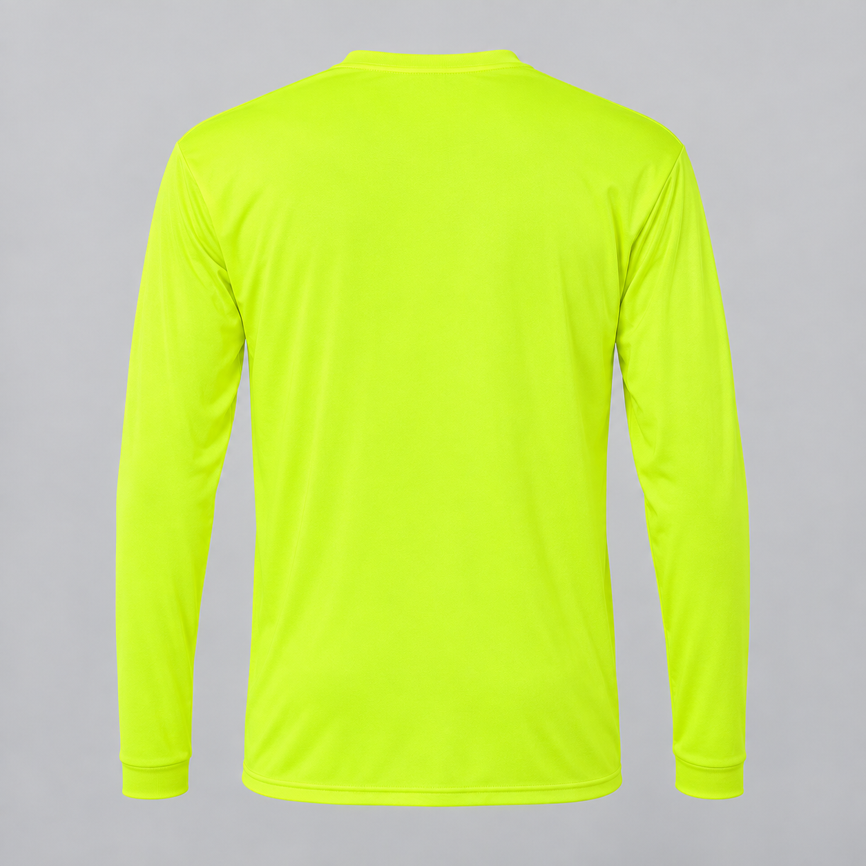 Men's Valentino Polyester Long Sleeve T-Shirt | Color: Safety Yellow | View 2