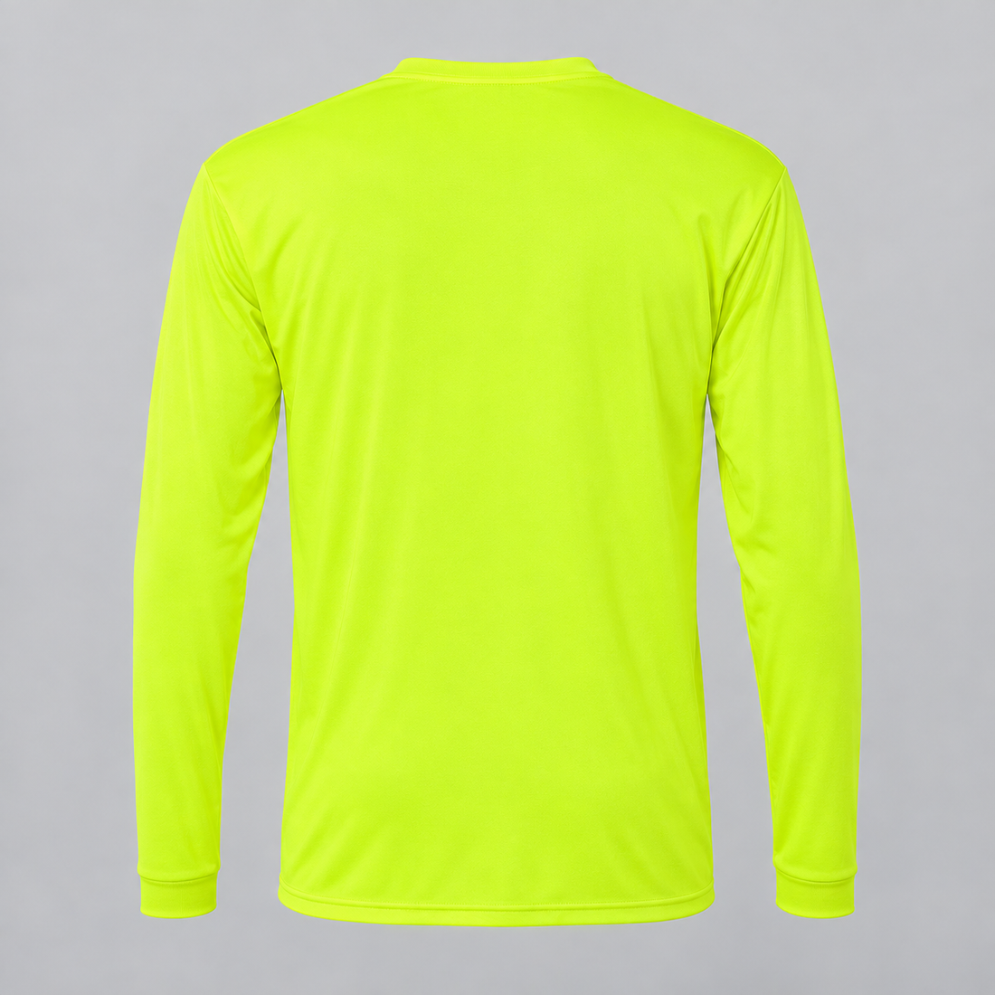 Men's Valentino Polyester Long Sleeve T-Shirt | Color: Safety Yellow | View 2