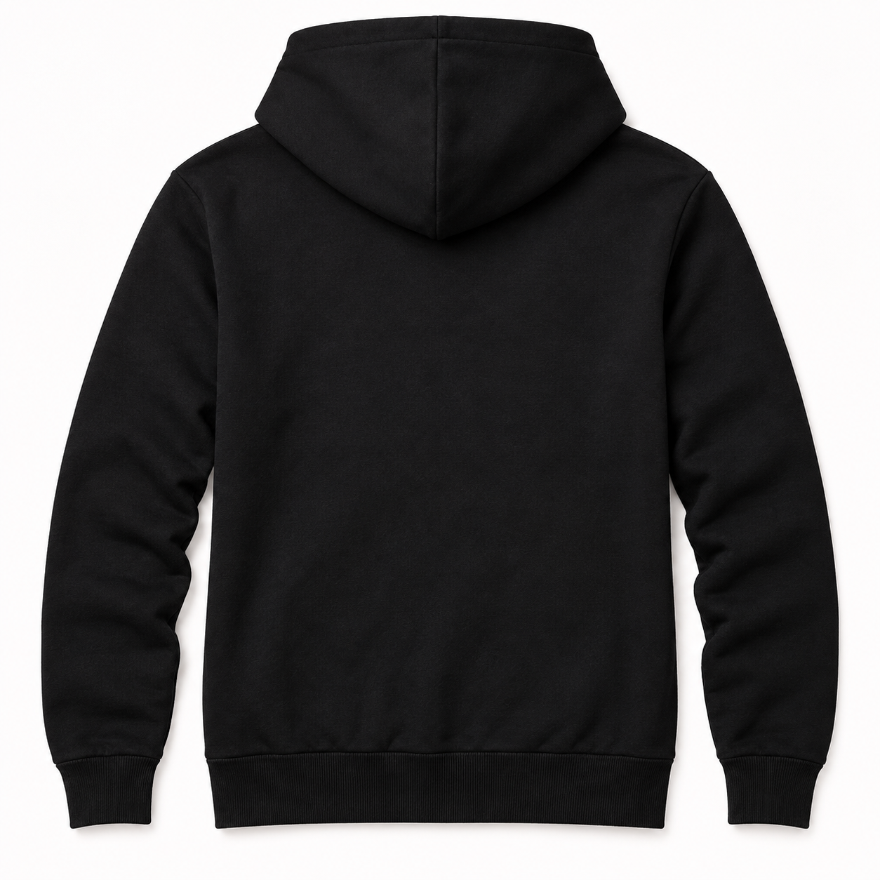 Men's Valentino Pullover Hoodie | Color: Black | View 2
