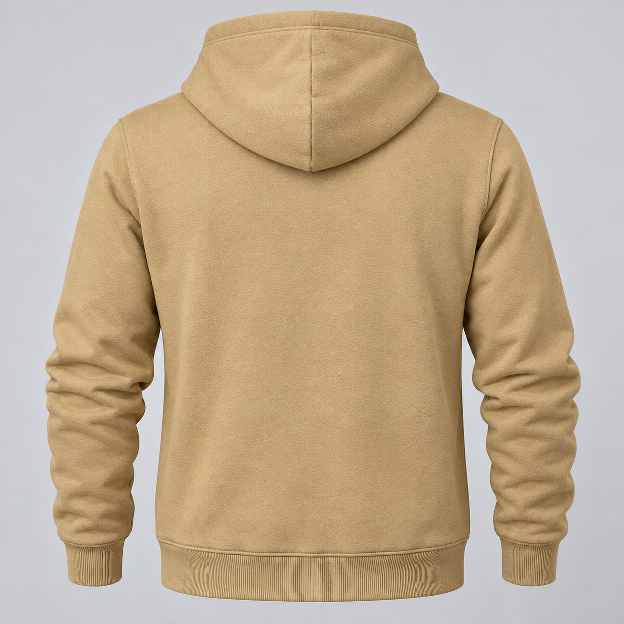 Men's Valentino Pullover Hoodie | Color: Khaki | View 2