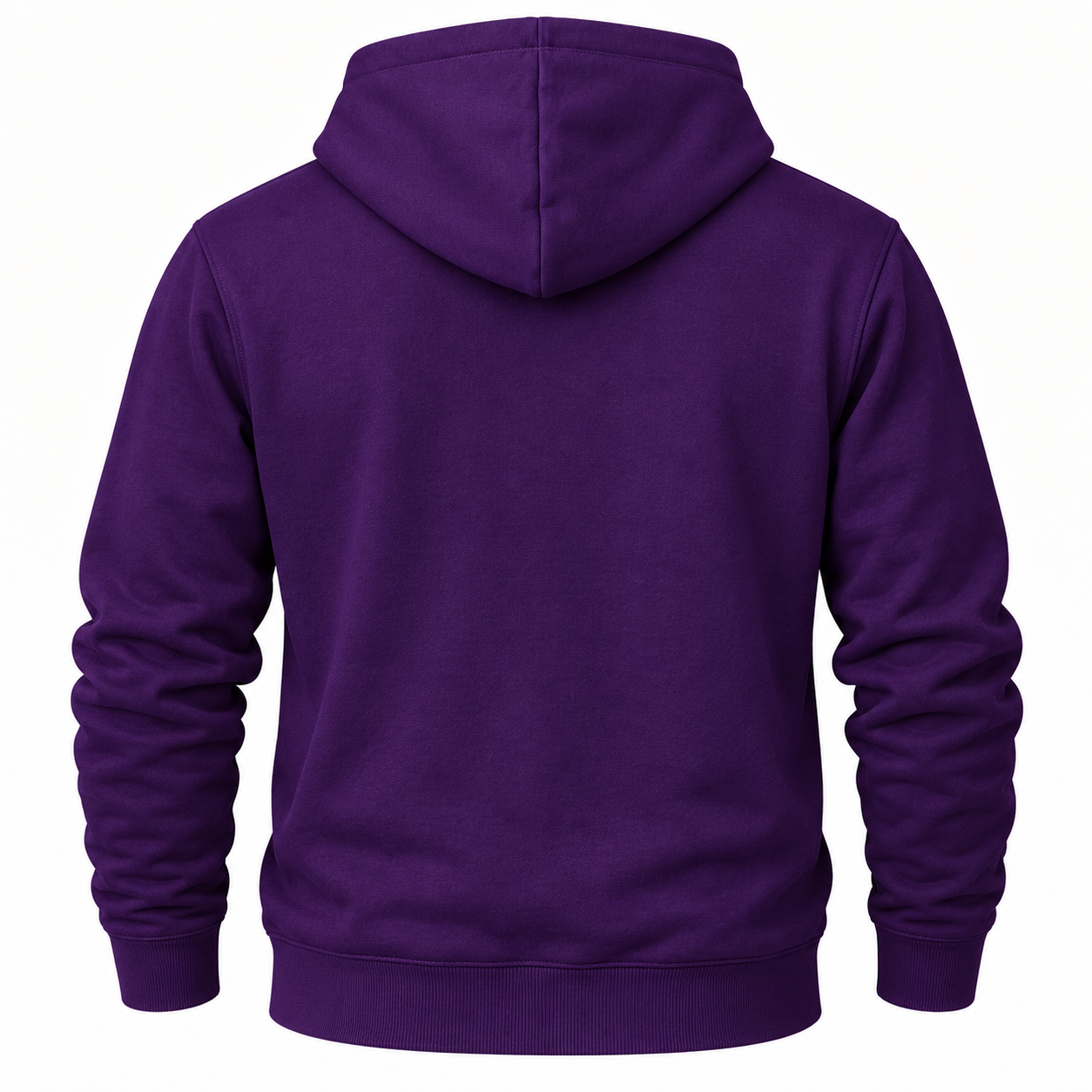 Men's Valentino Pullover Hoodie | Color: Purple | View 2