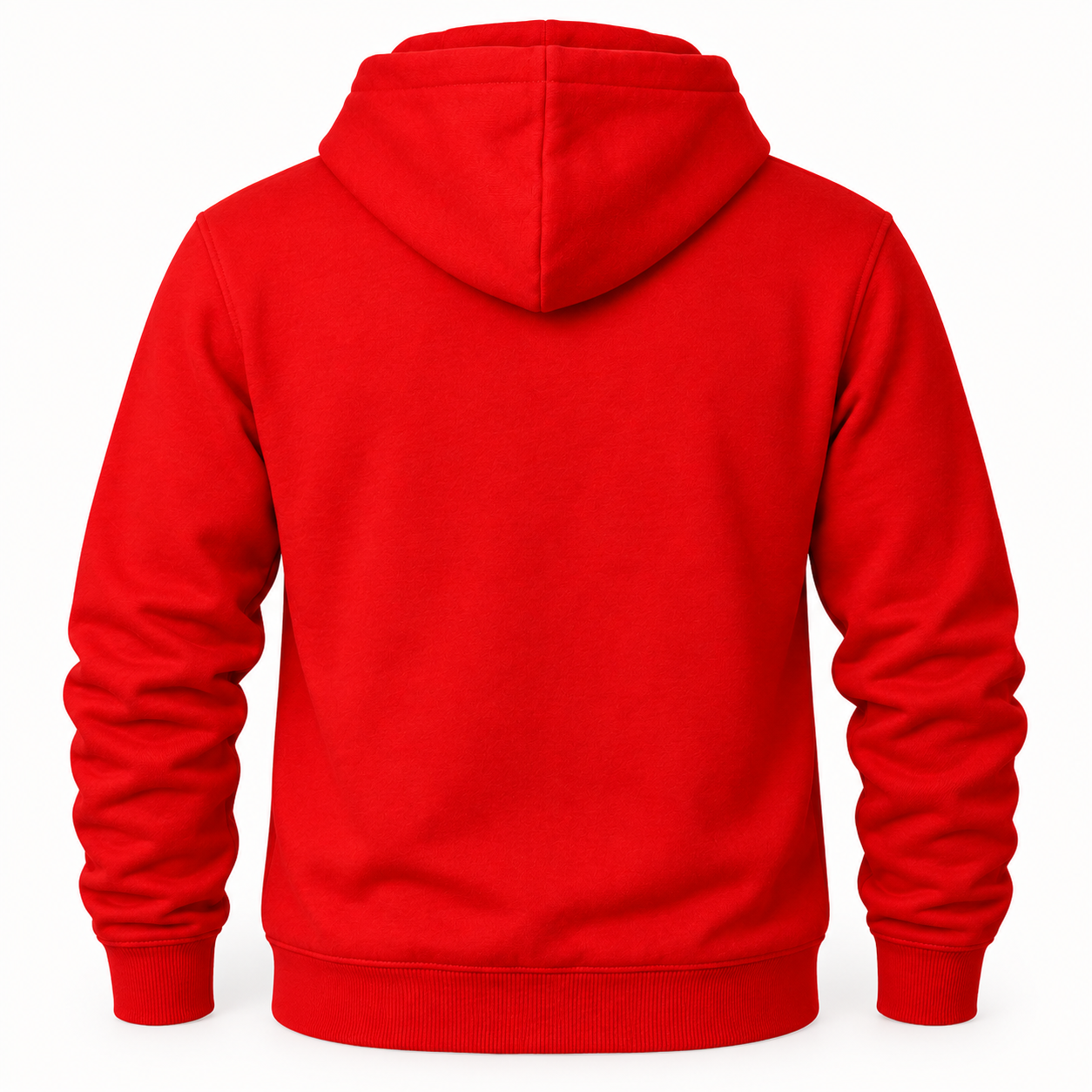 Men's Valentino Pullover Hoodie | Color: Red | View 2