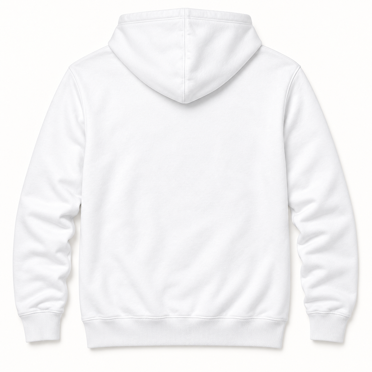 Men's Valentino Pullover Hoodie | Color: White | View 2