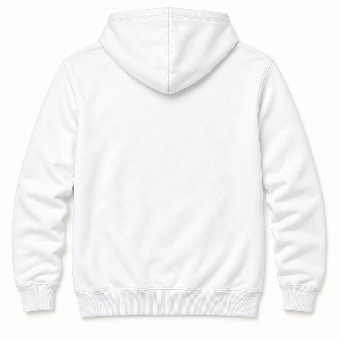 Men's Valentino Pullover Hoodie | Color: White | View 2