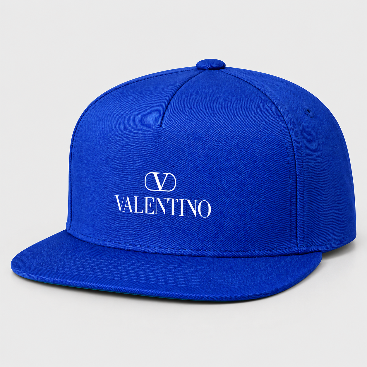 Valentino Snapback Hat | Color: Blue | View 1