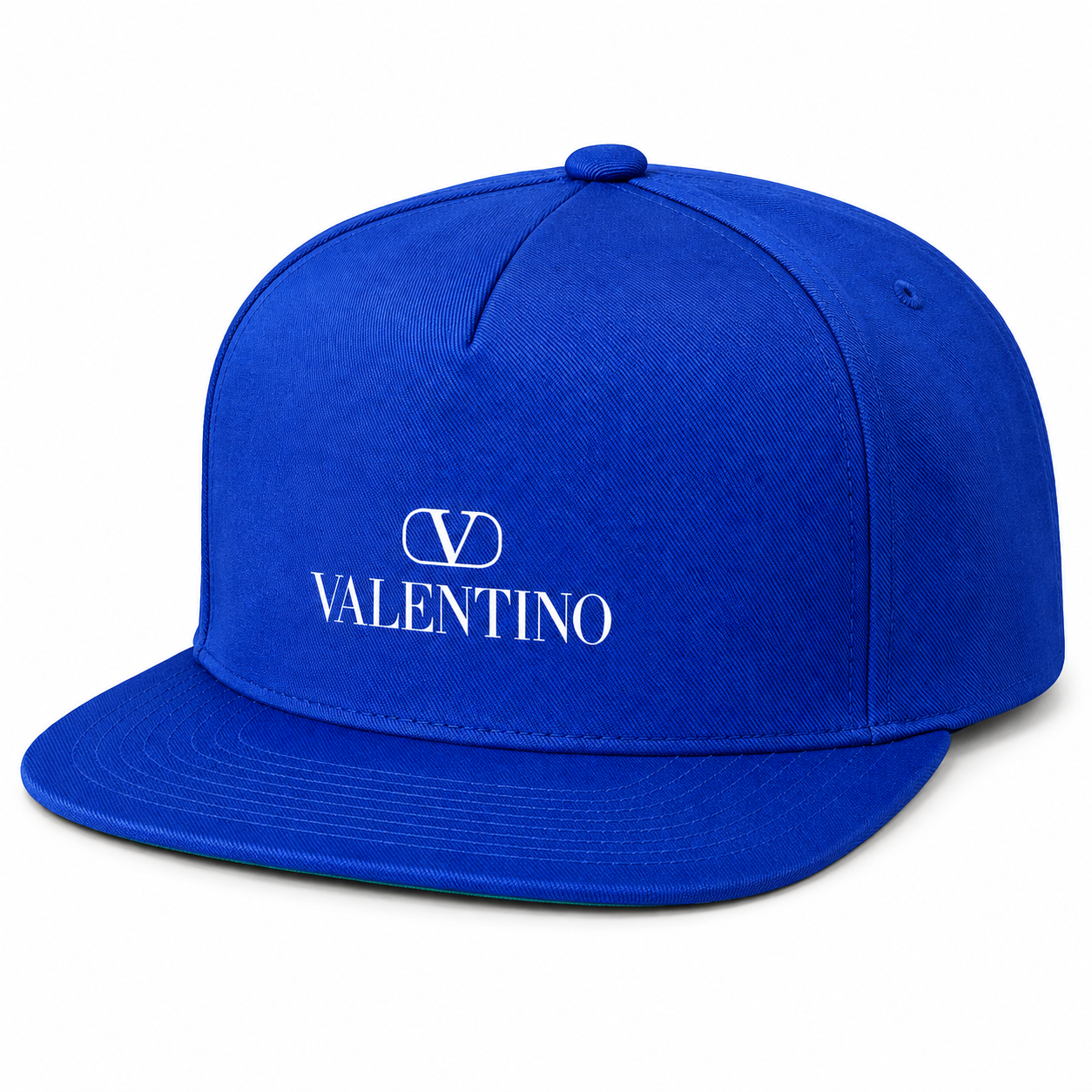 Valentino Snapback Hat | Color: Blue | View 2