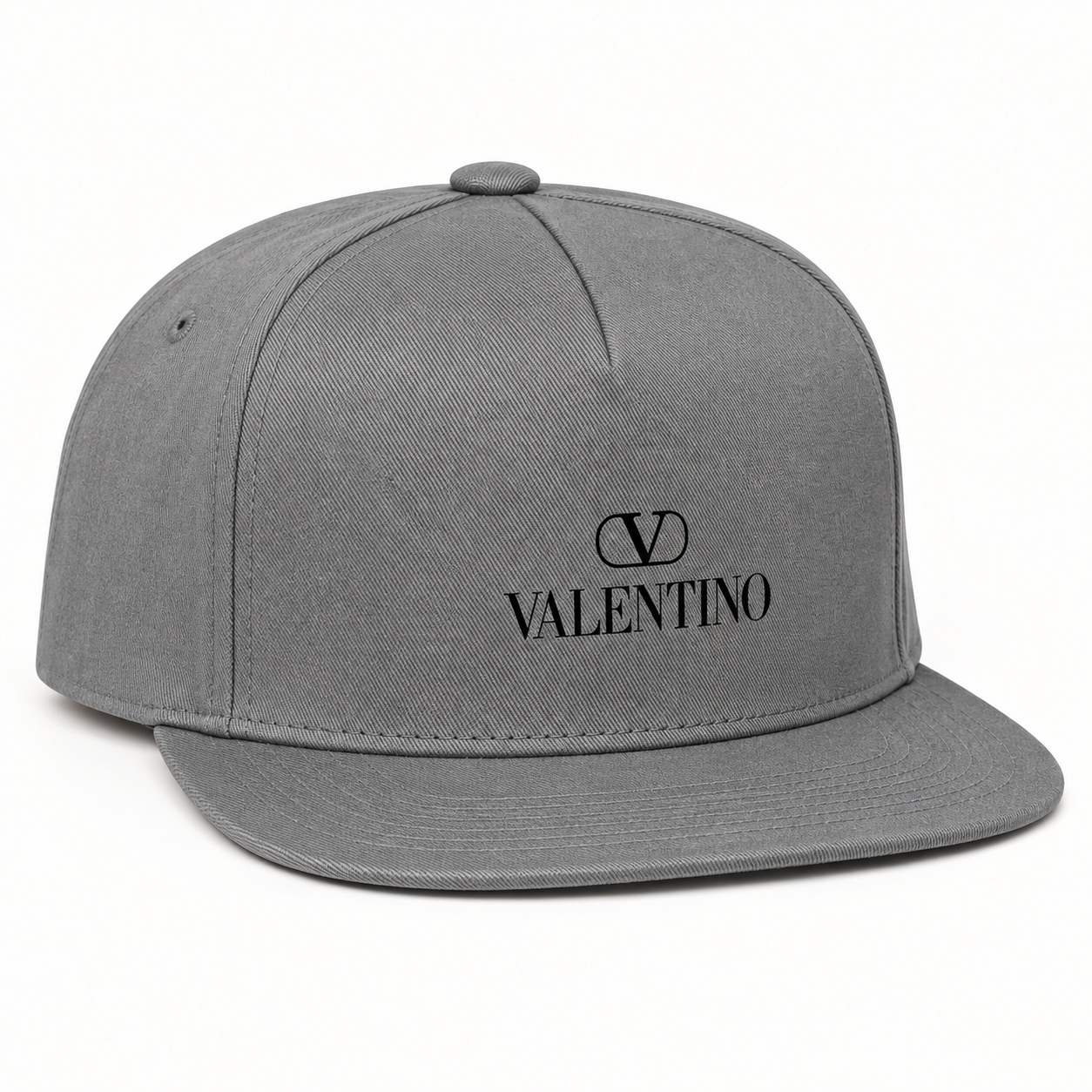 Valentino Snapback Hat | Color: Grey | View 2