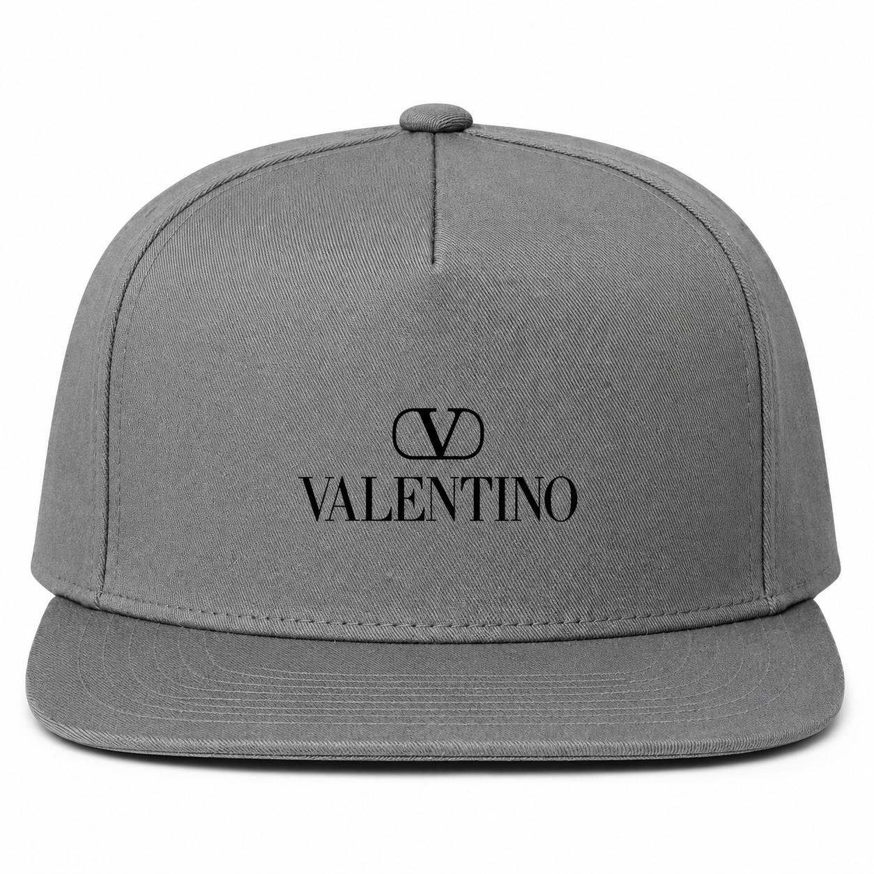 Valentino Snapback Hat | Color: Grey | View 4