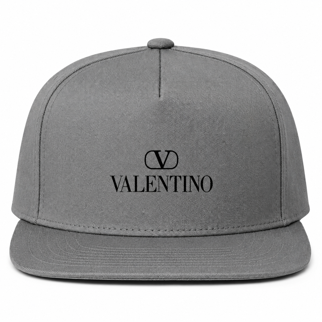 Valentino Snapback Hat | Color: Grey | View 4