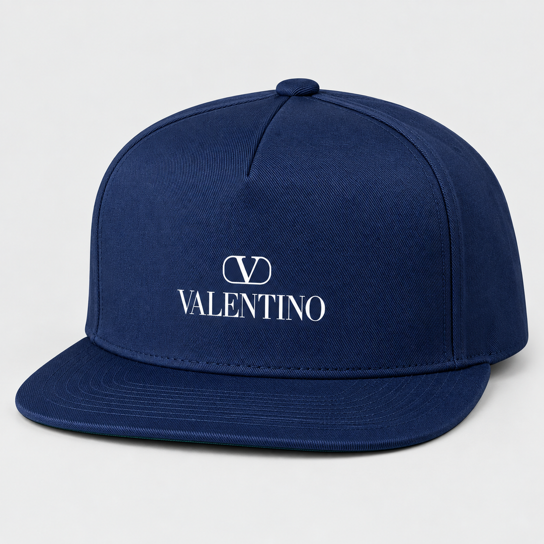 Valentino Snapback Hat | Color: Navy | View 1
