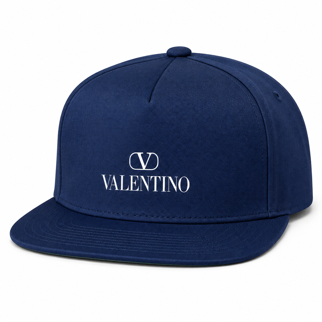 Valentino Snapback Hat | Color: Navy | View 2