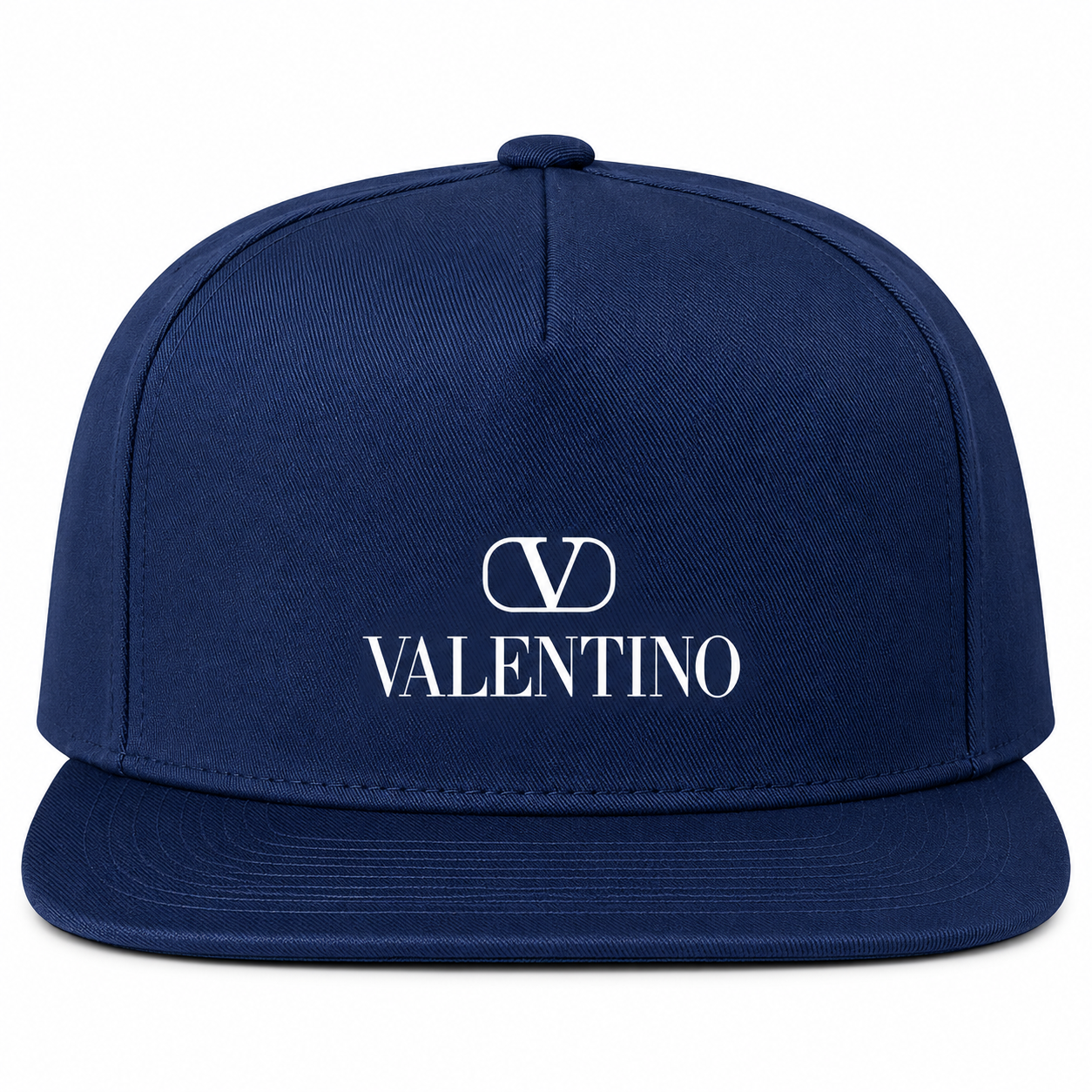 Valentino Snapback Hat | Color: Navy | View 4