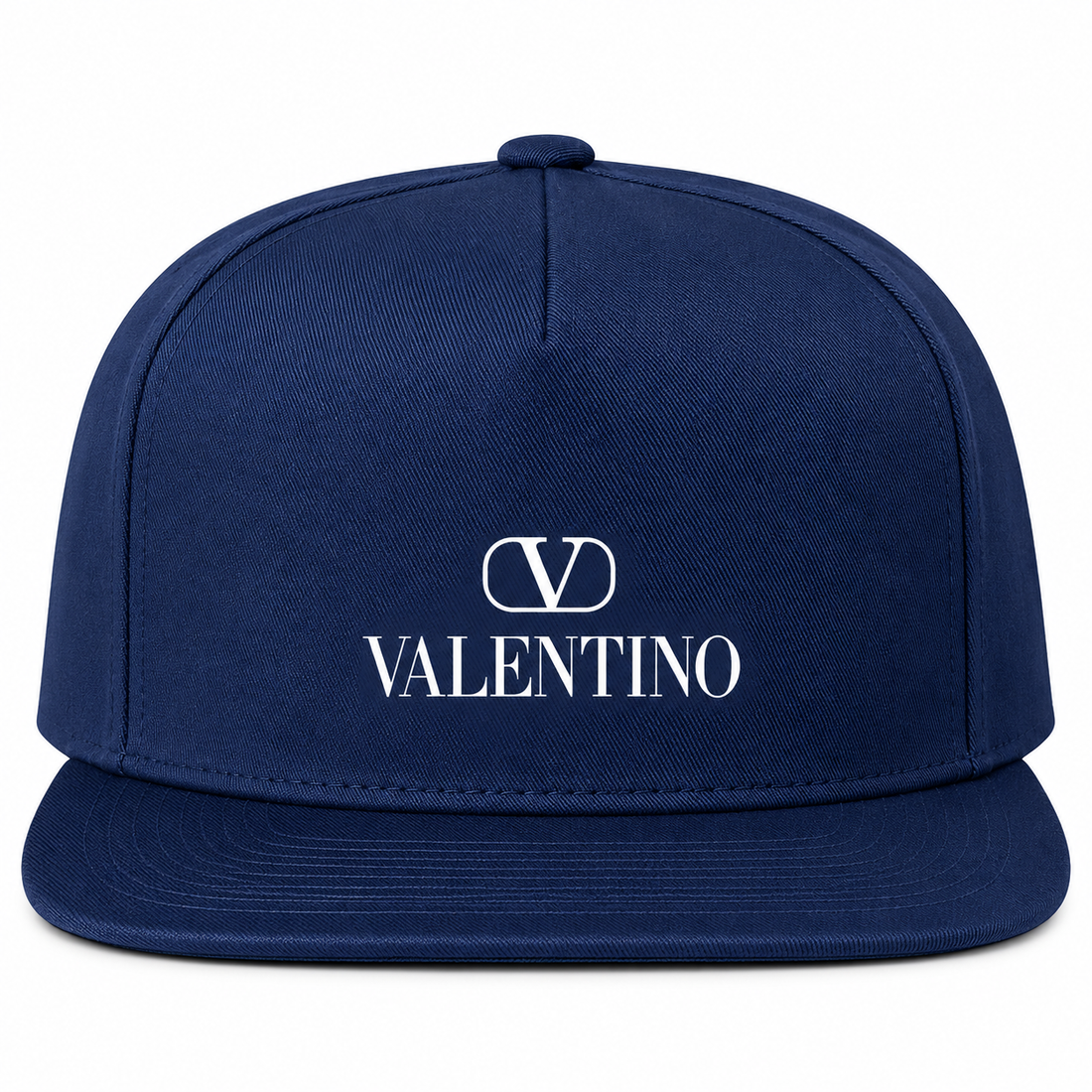 Valentino Snapback Hat | Color: Navy | View 4