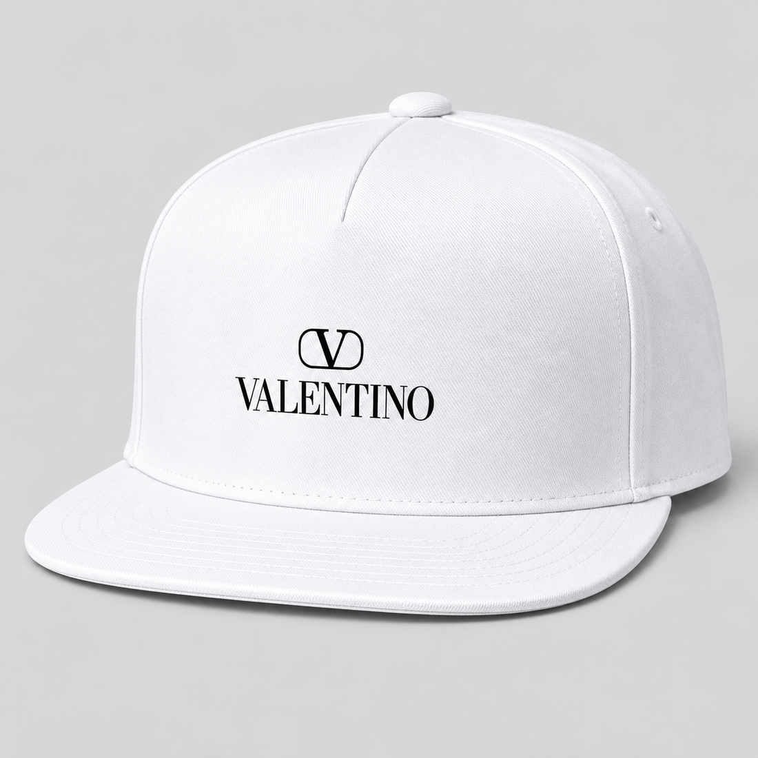 Valentino Snapback Hat | Color: White | View 1