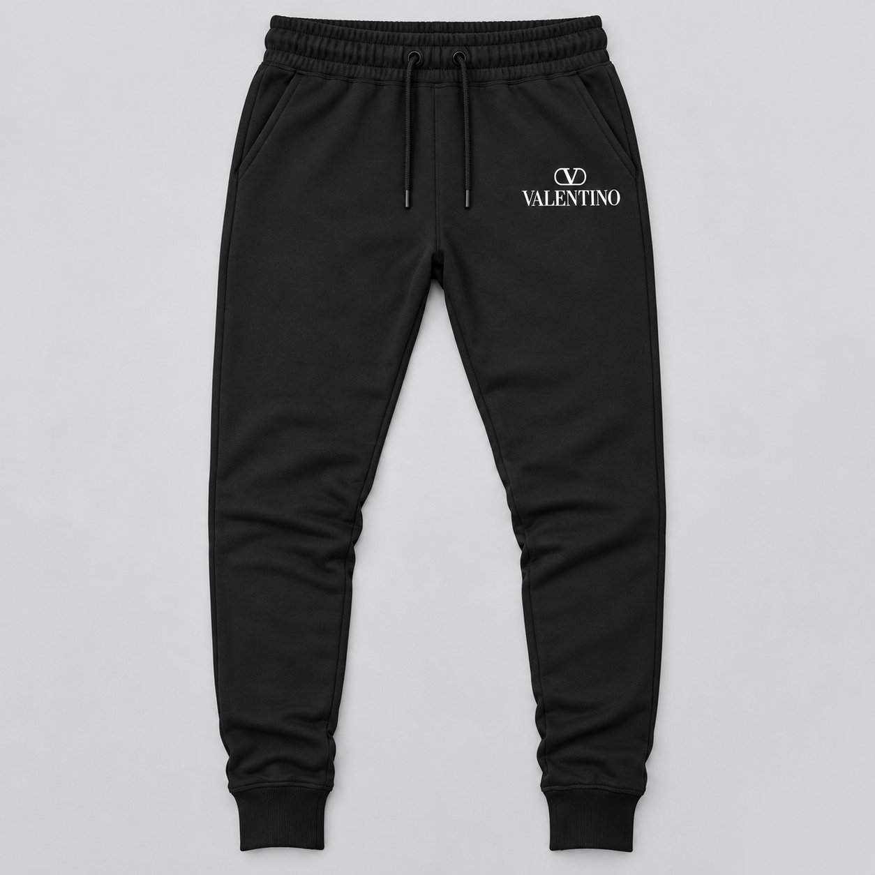 Men's Valentino Sweatpants | Color: Black | View 1