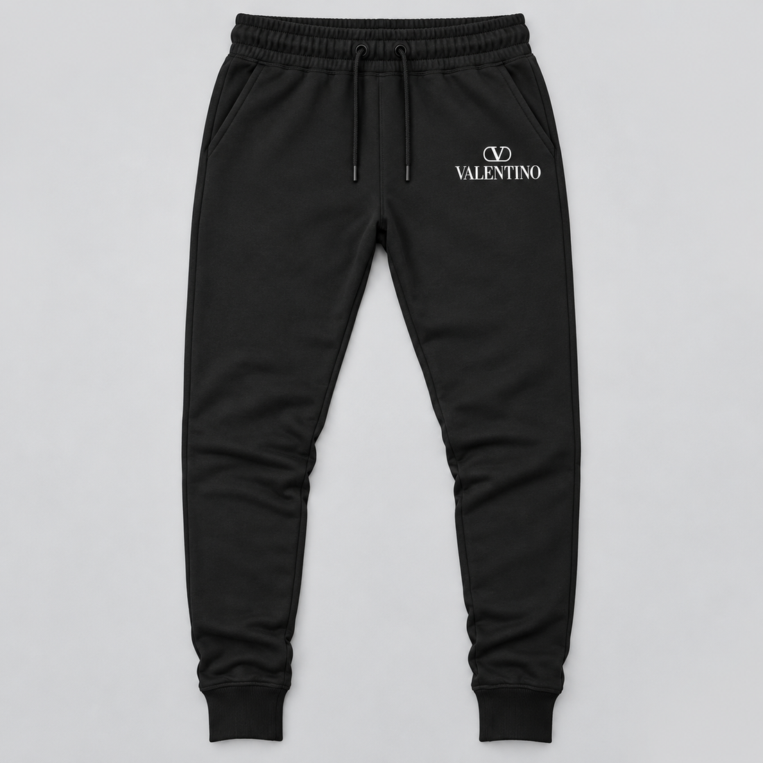 Men's Valentino Sweatpants | Color: Black | View 1