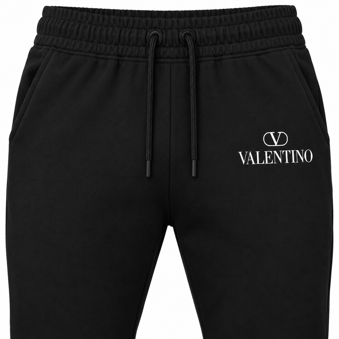 Men's Valentino Sweatpants | Color: Black | View 2