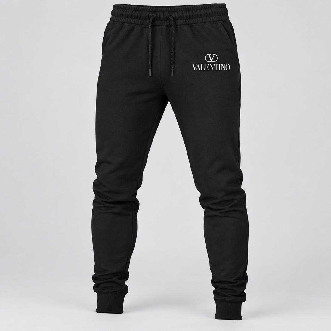 Men's Valentino Sweatpants | Color: Black | View 5
