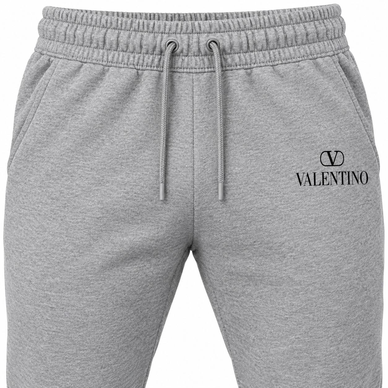 Men's Valentino Sweatpants | Color: Grey | View 2