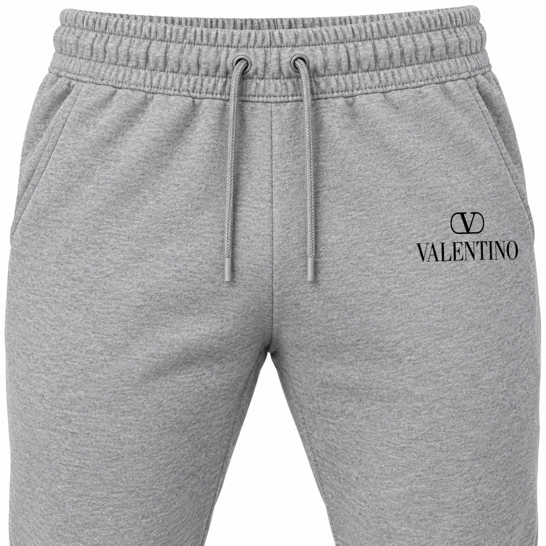 Men's Valentino Sweatpants | Color: Grey | View 2
