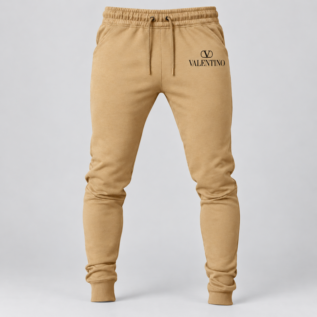 Men's Valentino Sweatpants | Color: Khaki | View 5