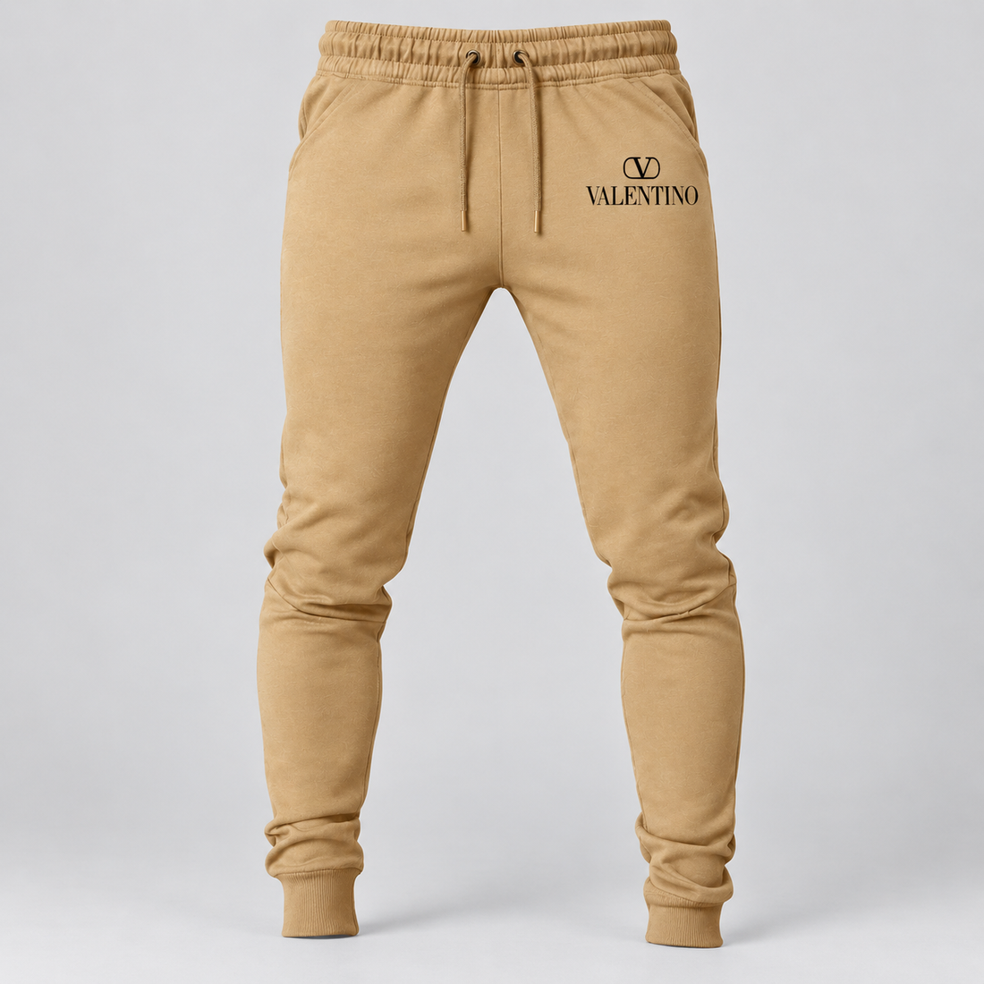 Men's Valentino Sweatpants | Color: Khaki | View 5