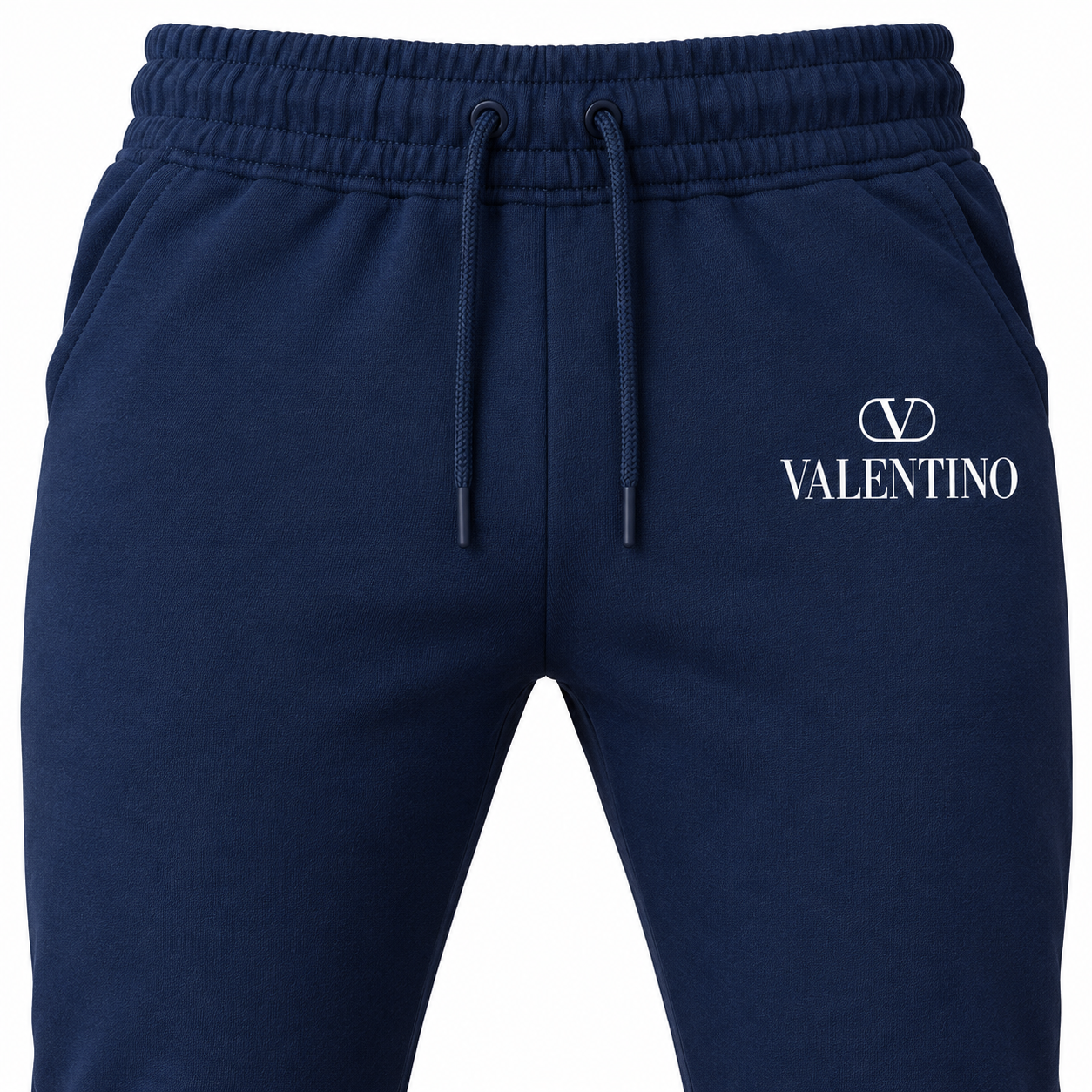 Men's Valentino Sweatpants | Color: Navy | View 2