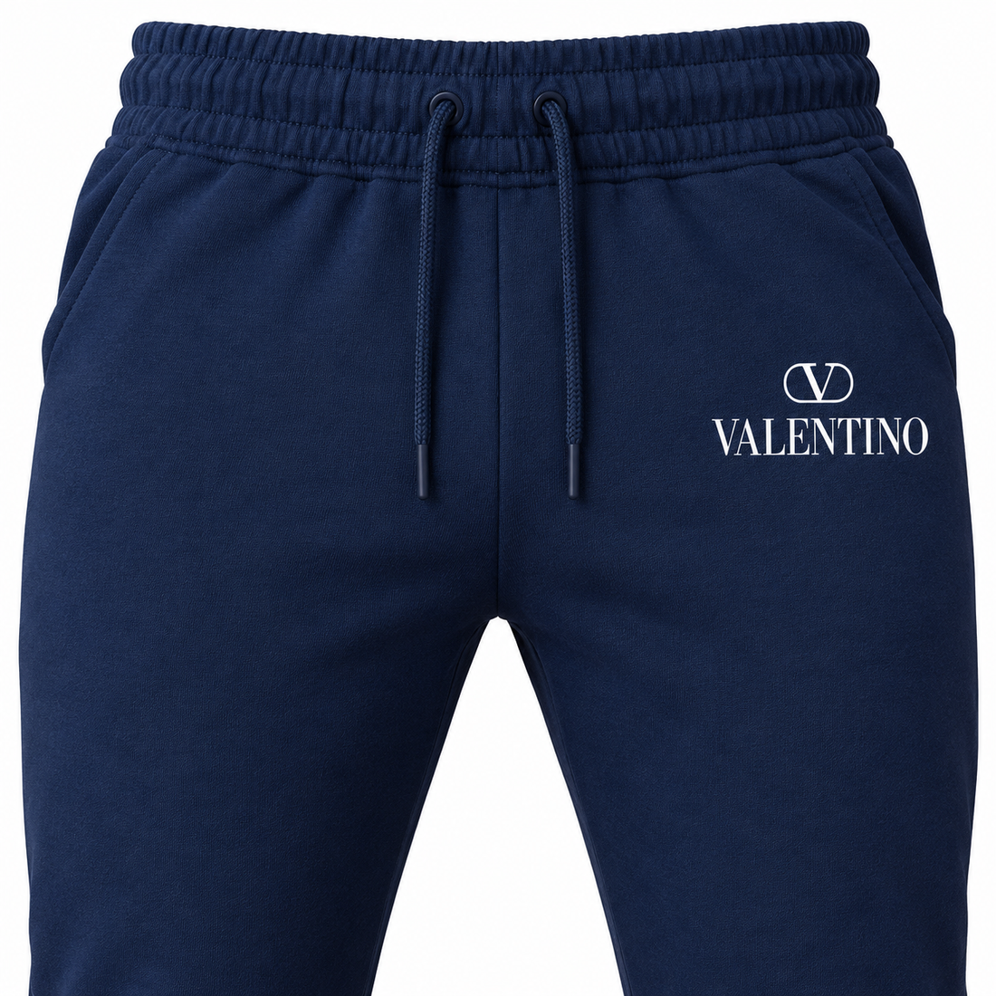 Men's Valentino Sweatpants | Color: Navy | View 2