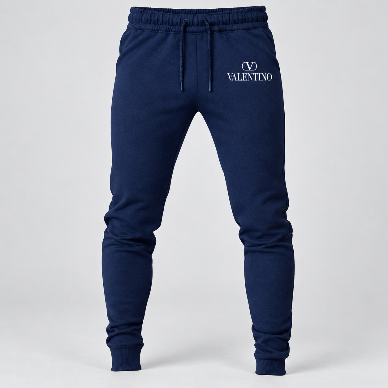Men's Valentino Sweatpants | Color: Navy | View 5