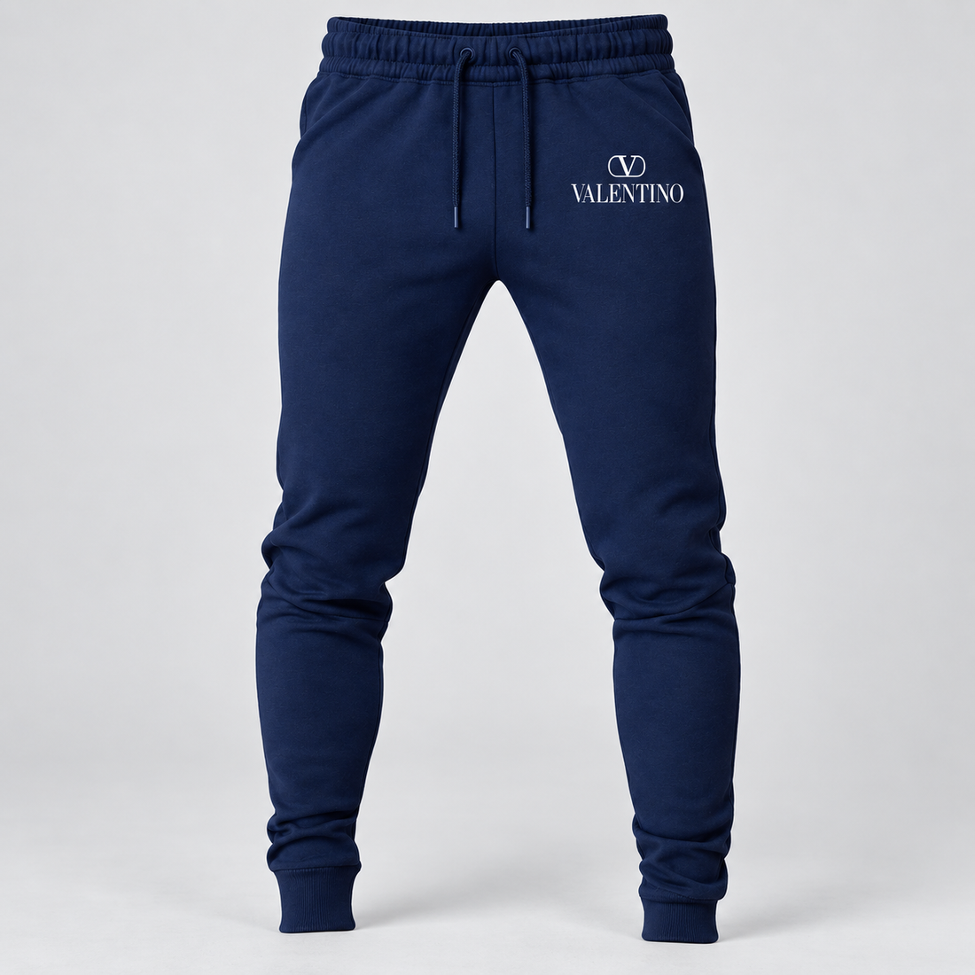 Men's Valentino Sweatpants | Color: Navy | View 5