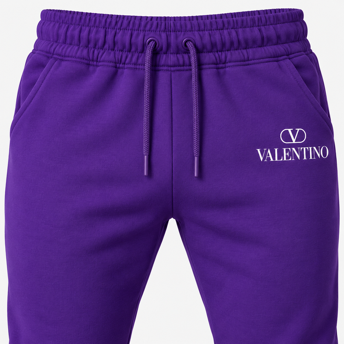 Men's Valentino Sweatpants | Color: Purple | View 2