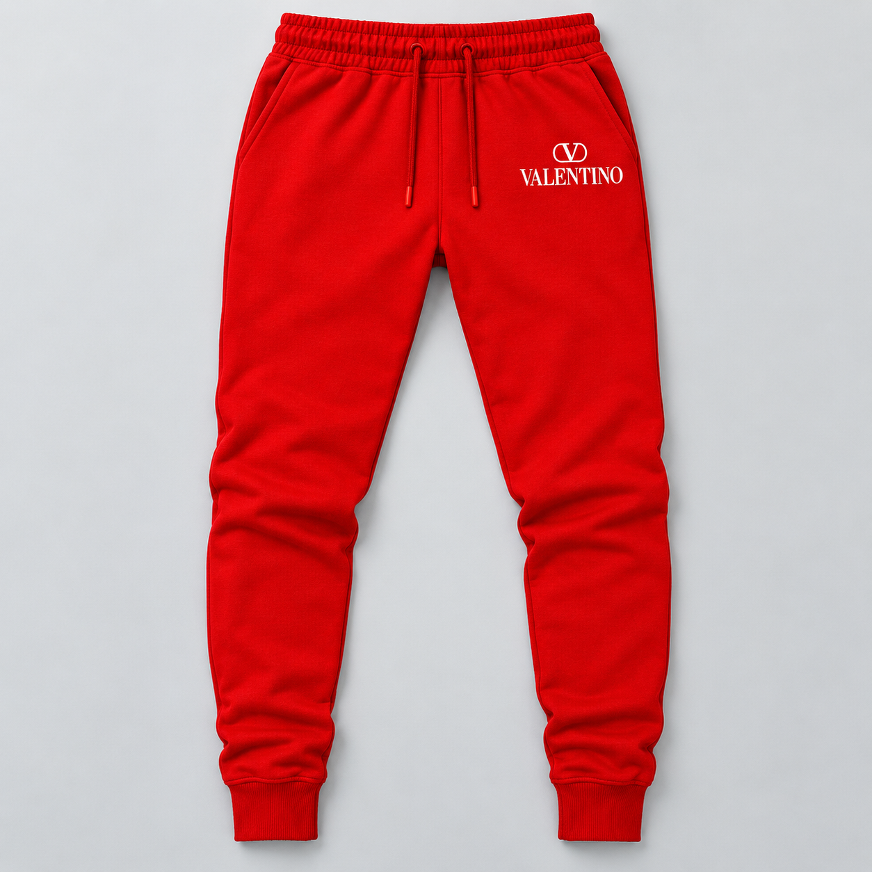 Men's Valentino Sweatpants | Color: Red | View 1