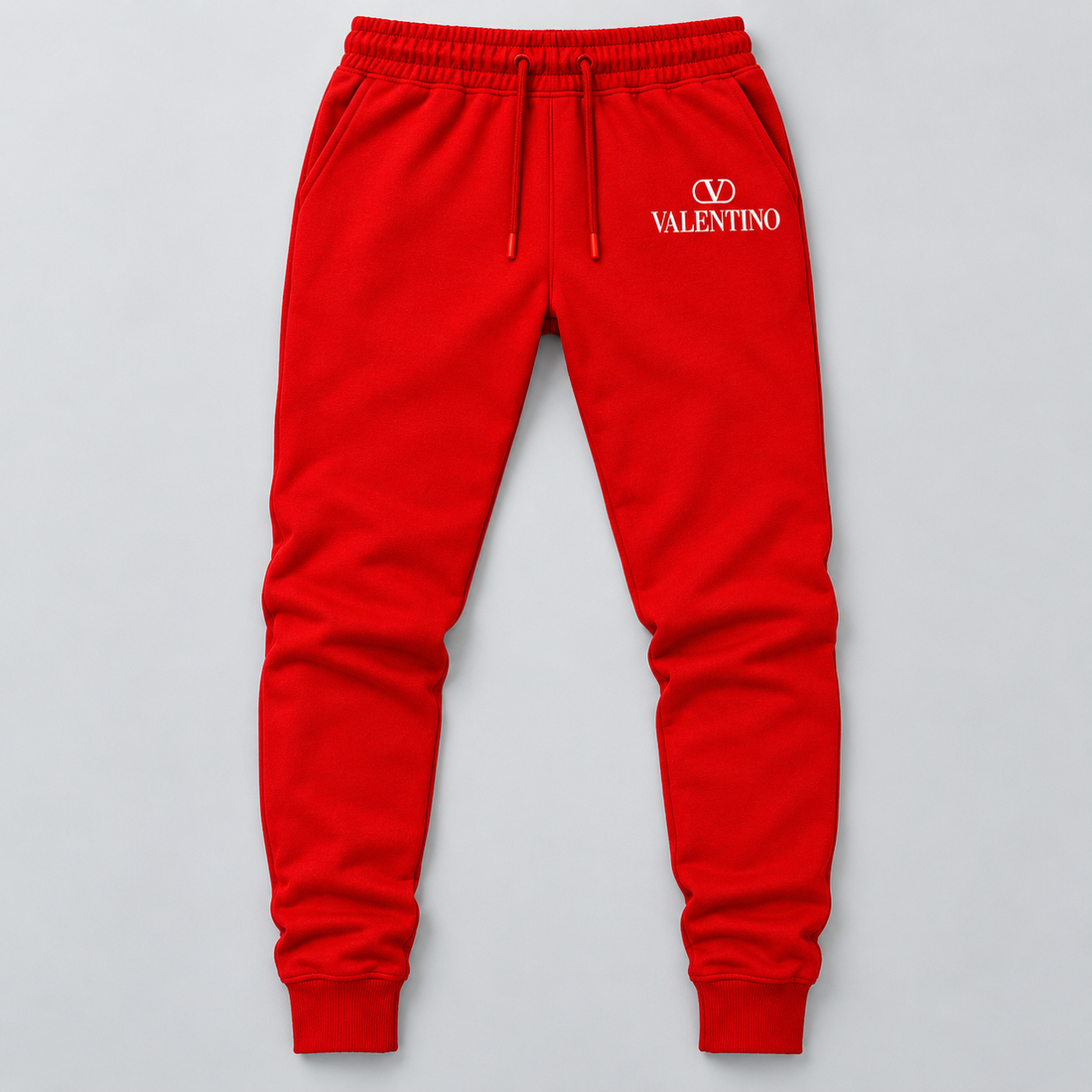 Men's Valentino Sweatpants | Color: Red | View 1