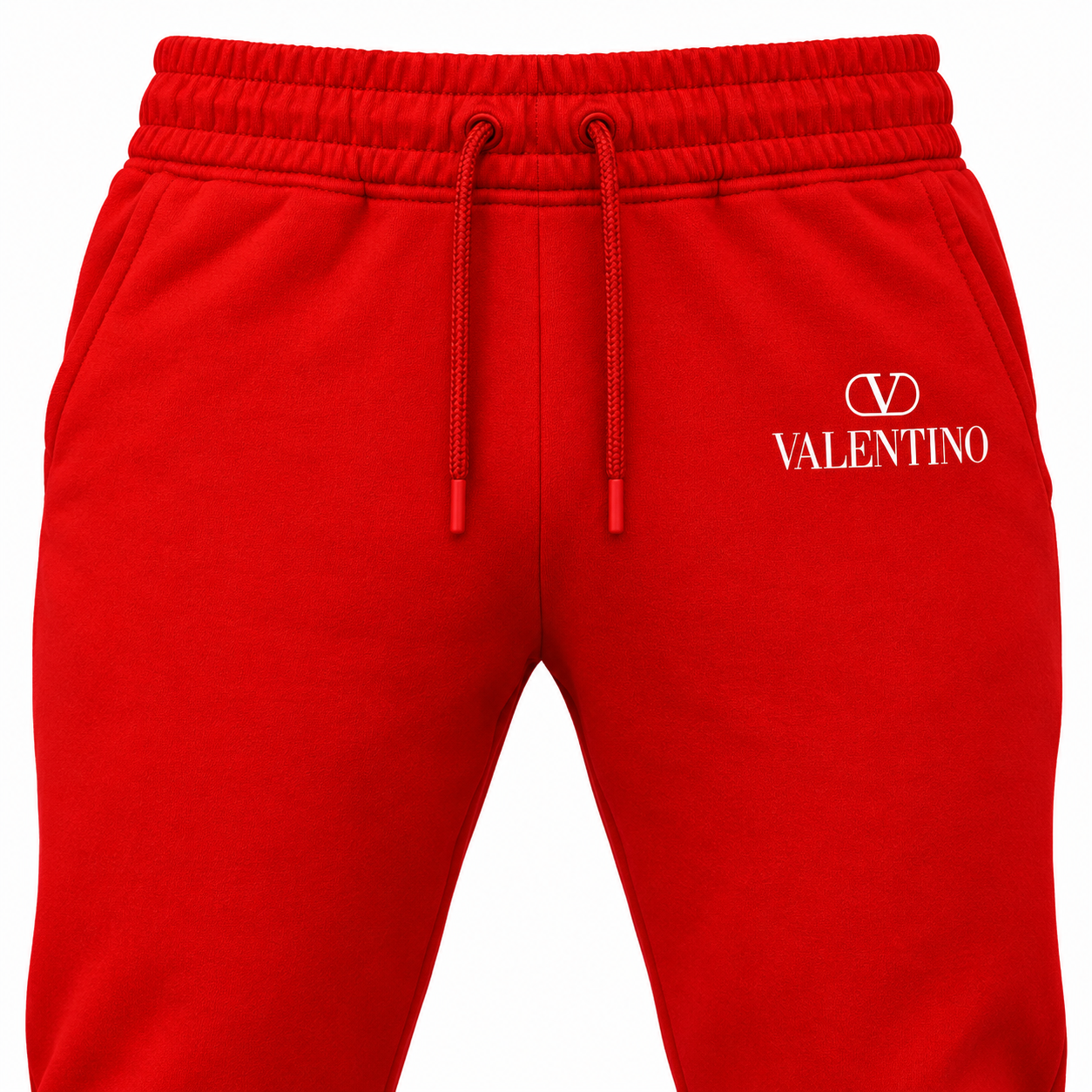 Men's Valentino Sweatpants | Color: Red | View 2