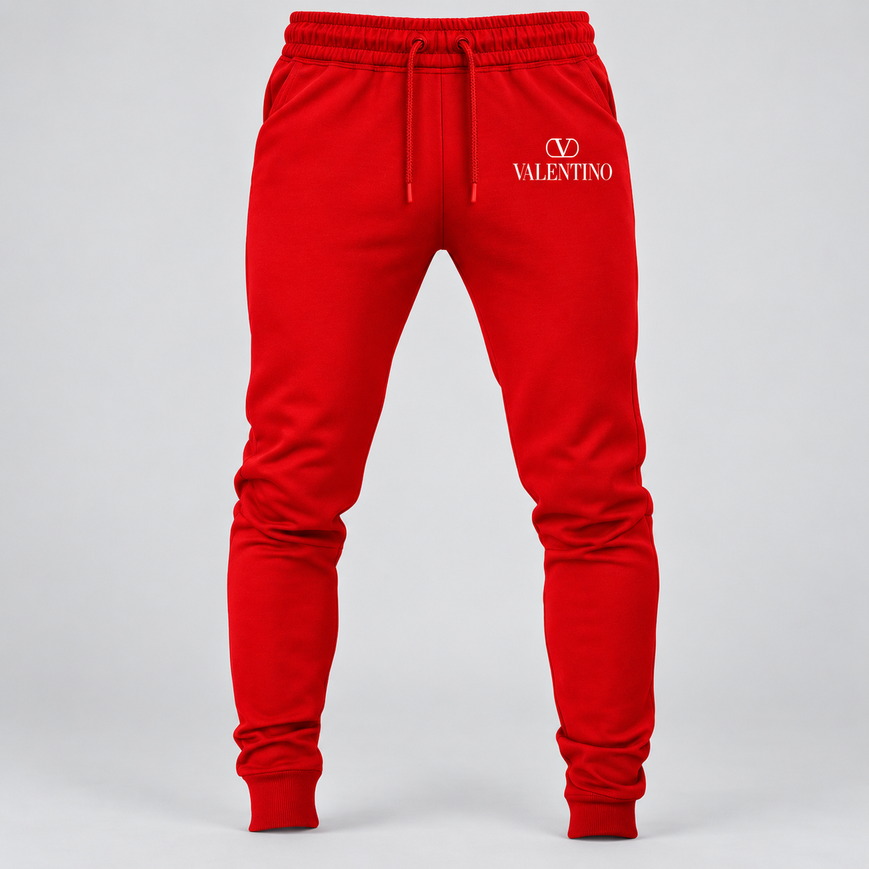 Men's Valentino Sweatpants | Color: Red | View 5