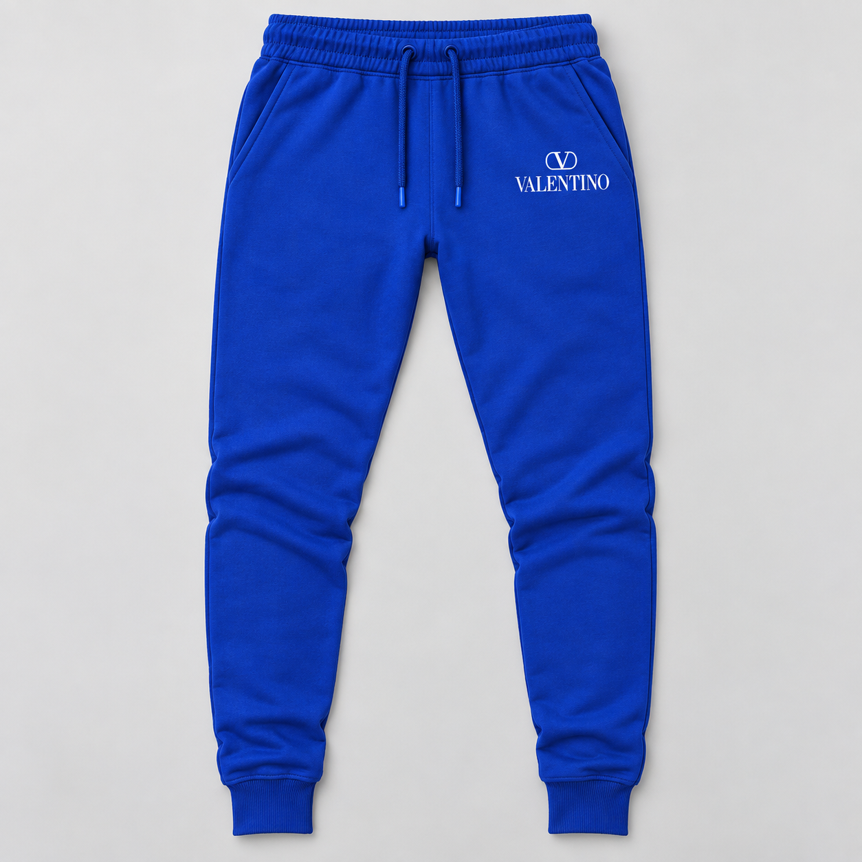 Men's Valentino Sweatpants | Color: Royal Blue | View 1
