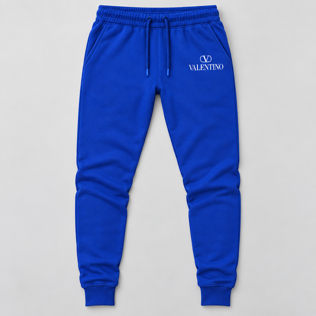 Men's Valentino Sweatpants | Color: Royal Blue | View 1