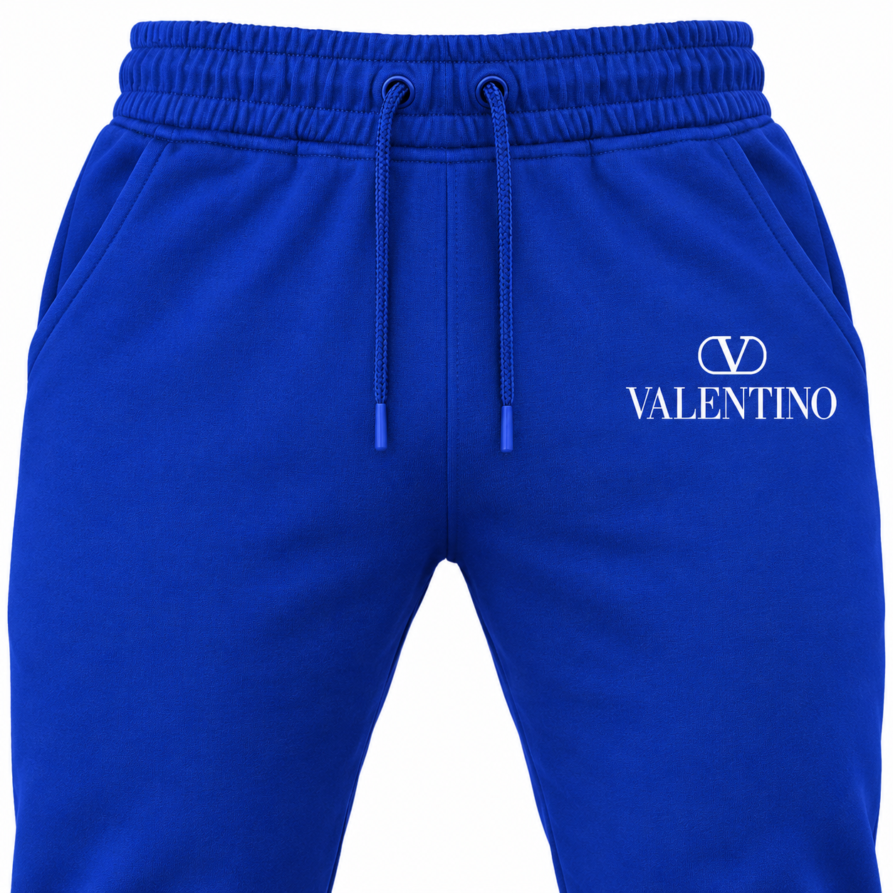 Men's Valentino Sweatpants | Color: Royal Blue | View 2
